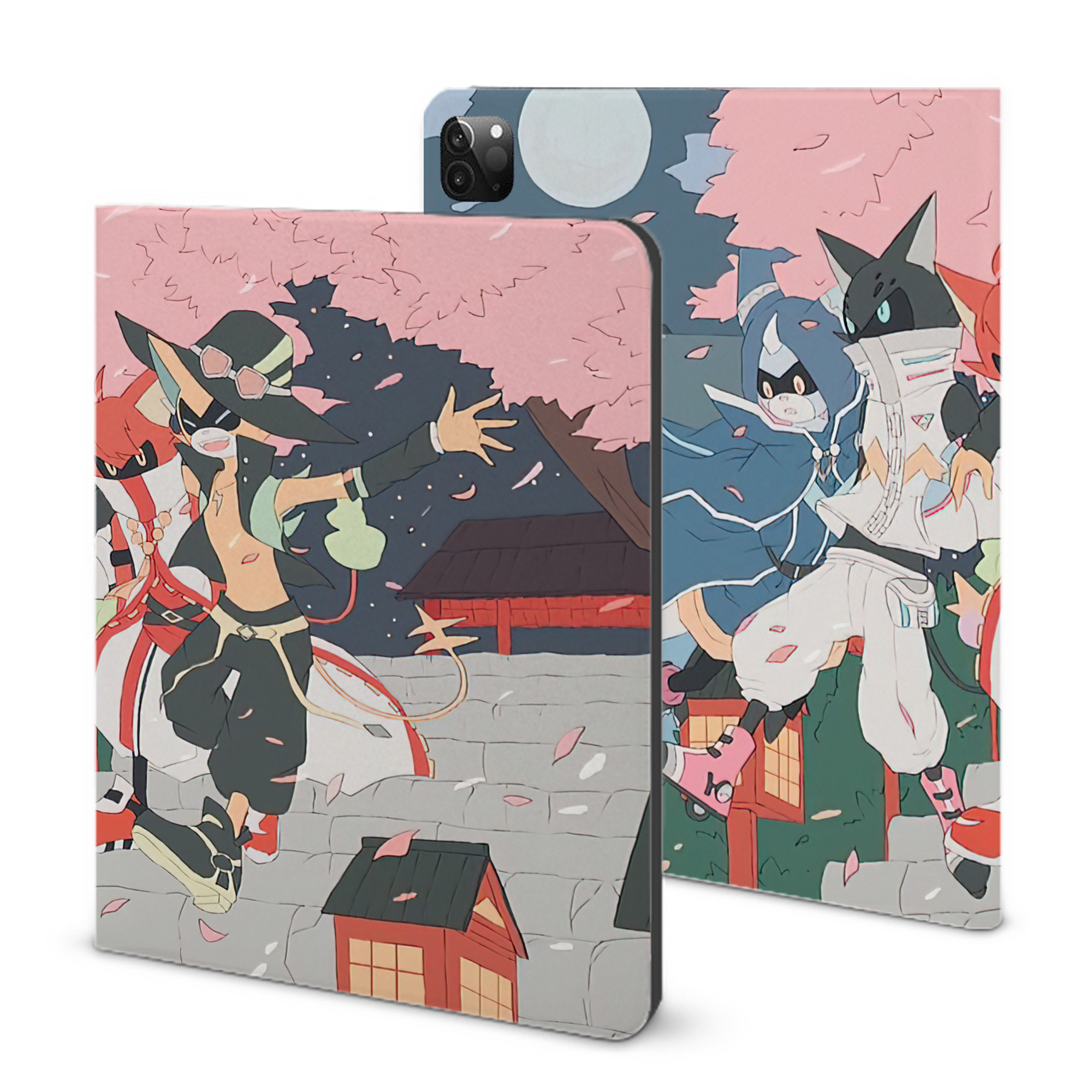（画像用） 妖怪ウォッチ Yo-kai Watch IPadケース ペンホルダー付き ブックスタイルデザイン